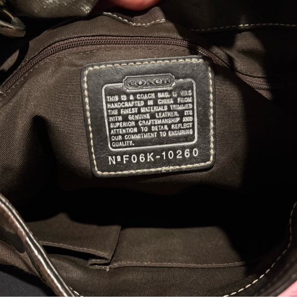 Coach Python Hampton Shoulder Bag - Picture 3 of 4